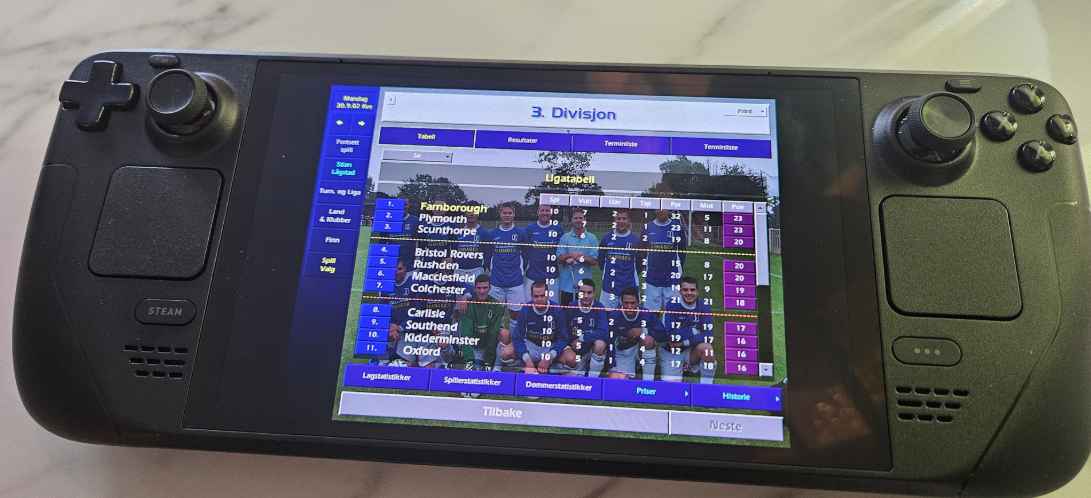 Playing CM0102 on the Steam Deck